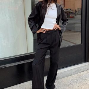 Princess Polly Kacey Pants Black